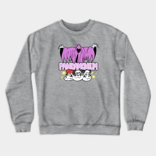 Pandamonium Cartoon Crewneck Sweatshirt